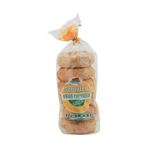Sprouted Onion Poppyseed Bagels