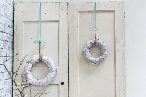  Birch Bark Wreath - 9.5 ", 13.5" & 17.5"d