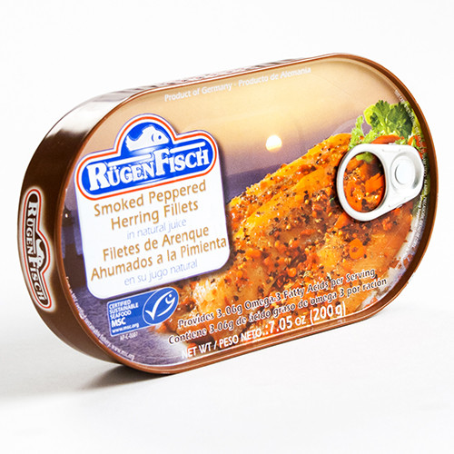 Smoked Peppered Herring Fillets