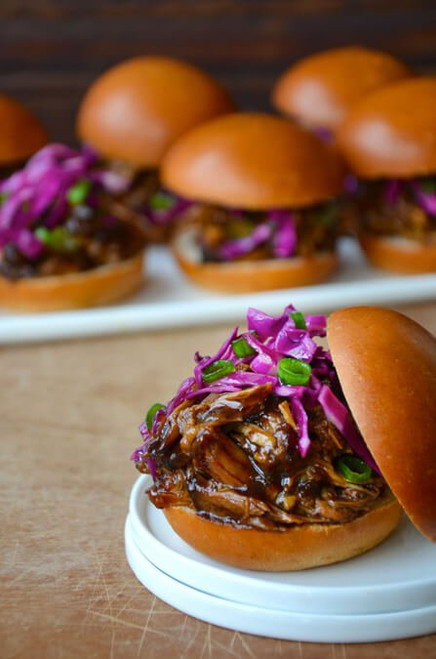 Slow Cooker Balsamic Honey Pulled Pork