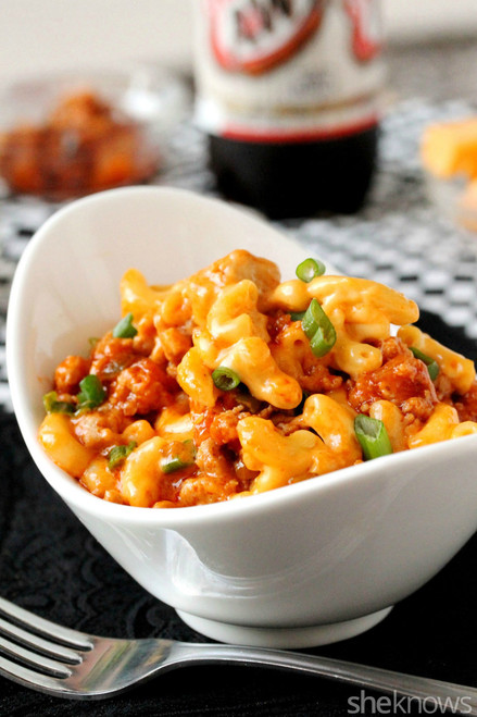 Sloppy Joe Macaroni and Cheese