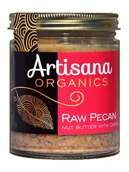 Pecan Butter (8oz)  Raw 100% Organic Pecan Butter
