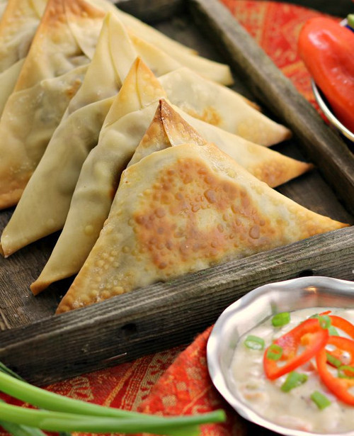 Spicy Vegetable Samosas