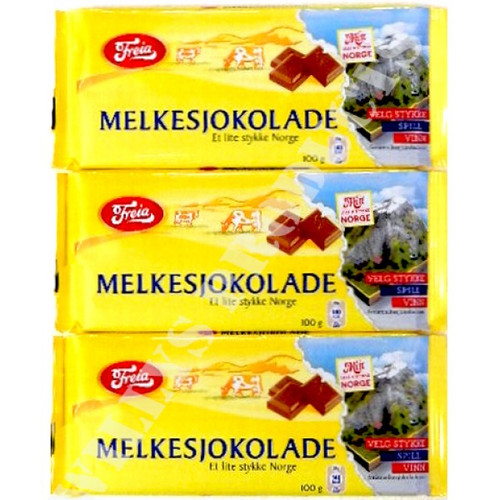 Freia Milk Chocolate Bars 100g