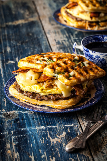 Ultimate Jalapeño Waffle Sandwich