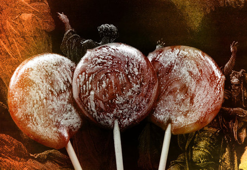 Lychee, Vanilla Bean & Black Raspberry Lollipops - 7 Included