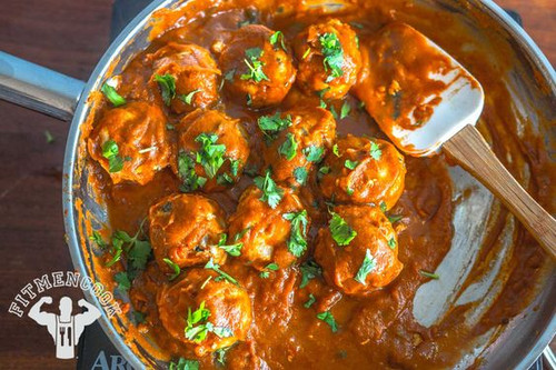 Italian Meatballs in Butternut Squash Marinara