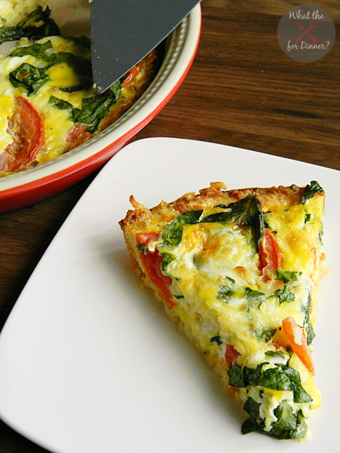 Caprese Florentine Quiche