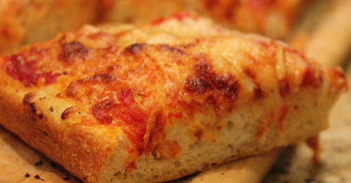 Sicilian Style Pizza - (Free Recipe below)