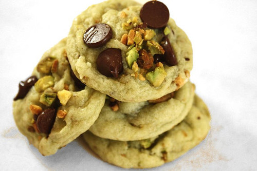 Soft Pistachio Chocolate Chip Cookies - 2 Dozen