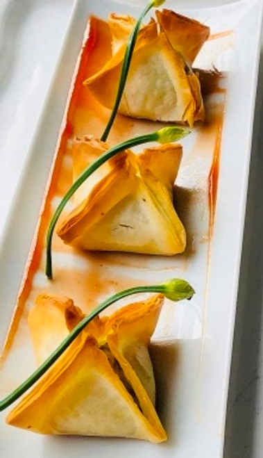 Golden Beet & Goat Cheese Phyllo Stars - 60 pieces per tray