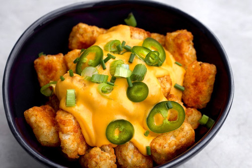 Set of 5 Cheesy Dips Sauces (GF, P) - Mild Nacho Style