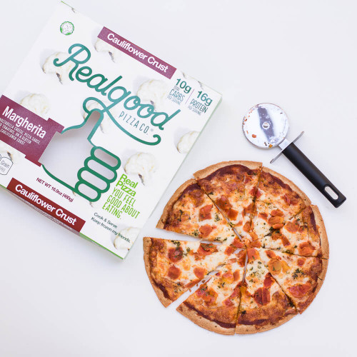 Real Good Foods Cauliflower Margherita Pizza - Case of 8 - 10" Pizza's