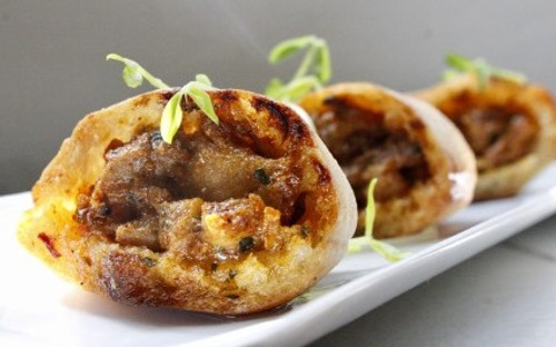 Chicken Balti Pita - 72 pieces per tray
