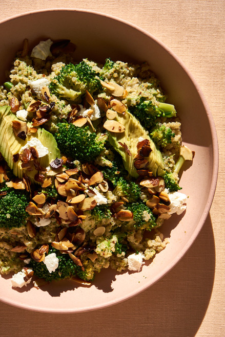 Sesame Lentil with Quinoa and Broccoli