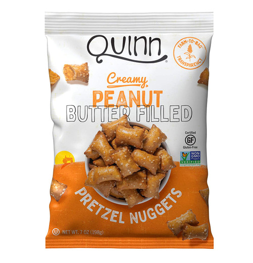 Whole Grain Peanut Butter Filled Pretzels, 6.5 Ounce - GF, Non GMO - Farm to Bag
