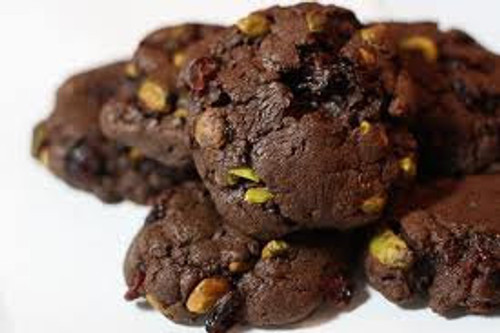 Dark Chocolate Pistachio Cookies - One Dozen