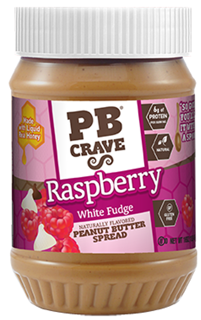 Raspberry White Fudge Peanut Butter