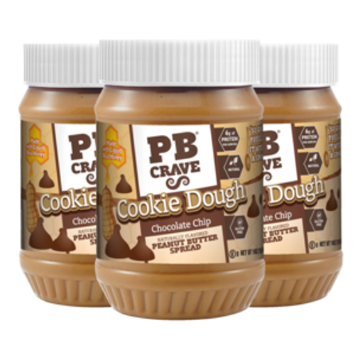 Cookie Dough Chocolate Chip Peanut Butter - 3 Pack