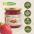 Set of 3 Organic Strawberry Rhubarb Spread Natural Jam - Gluten Free