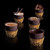 Chocolate Liqueur Cups - includes 60 Dark Chocolate Ready to Fill Cups, Mini Dessert Shells