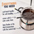 Nostalgia 6 Cup Electric Fondue Pot Set for Cheese & Chocolate