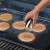 Smashed Burger Kit, Burger Press, 12 Inch Basting Cover, Grill Spatula, Spice Dredge Shaker and 2 Squeeze Bottles