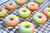 Vegan Rainbow Swirl Glazed Mini Doughnuts Donuts - 1 Dozen