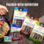 Floating Leaf Rice Variety Pack - Jasmine Thai Rice Trio, Wild Rice Blend, Prairie Blend and Ancient Field Blend - Non Gluten, Non-Gmo, Kosher, Vegan - Pack of 4