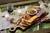 Northwest Essentials Charcuterie Gift Basket - Sockeye Salmon, Smoked Summer Sausages, Dan's Famous Mustard & Gouda Cheese