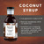 Wildly Organic Coconut Syrup - 17.5 oz - Organic Sweetener, Non-GMO, Kosher, Vegan, Buttery Caramel Flavor - Pack of 2
