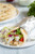 Greek Chicken Gyro Wrap - (Free Recipe below)