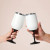 Huski Wine Tumbler 2.0 - Award-winning Design with Detachable Stem, Premium Stainless Steel Wine Glass with Lid - Black