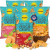 BIENA Tasty Thins Veggie Crisps - Low-Calorie Veggie Chips, Variety Pack, 4 oz Bags - Hawaiian BBQ, Himalayan Pink Salt, & Nacho - Pack of 6