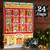 Gourmet Popcorn Christmas Advent Calendar 2025, 24 Days of Popcorn - 6 Luxury Flavors, All Natural and Vegetarian Foodie Gift