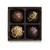 4pc Gold Chocolate Truffle Assortment, Perfect for Gifts & Events - Pack of 50