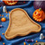 Halloween Baked Brie En Croûte Mummy with Pumpkin or Ghost Bamboo Serving Tray - Cranberry, Orange & Pecans, Serves 6 - 8