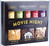 Urban Accents Movie Night Popcorn Gift Set – Includes 3 Gourmet Popcorn Kernel Varieties & 5 Flavorful Seasonings – Perfect Snack Gift Box for Parties, Holidays, or Movie Lovers