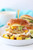 Coconut Crusted Mahi Mahi Sliders with Avocado, Mango and Lime Aioli - (Free Recipe below)