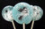 Blueberry Cinnamon Roll Lollipops - Seven included