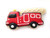 Fire Truck / Fire Engine and Dalmatian Sugar Cookies, Vanilla or Chocolate, 1 Dozen