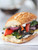 Grilled Vegetable Sandwich with Herbed Ricotta - (Free Recipe below)