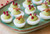 Avocado Deviled Eggs with Bacon and Pomegranate - (Free Recipe below)