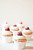 Snow Angel Cupcakes with Raspberries - One Dozen