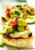ROASTED PORK TENDERLOIN, MELTED GRUYERE AND AVOCADO SALSA BRUSCHETTA  - (Free Recipe below)