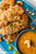 CASHEW COCONUT CRUSTED CHICKEN TENDERS WITH MANGO HONEY DIP - (Free Recipe below)