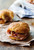 HOT HAM AND CHEESE SANDWICHES WITH BACON AND CARAMELIZED ONIONS - (Free Recipe below)