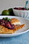 Crispy Honey Lime Tilapia with Blueberry Salsa - (Free Recipe below)