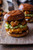 Smokey Chipotle Cheddar Burgers with Mexican Street Corn Fritters - (Free Recipe below)