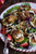 Moroccan Chicken Salad with Pistachio Crusted Fried Goat Cheese and Garlic Naan - (Free Recipe below)